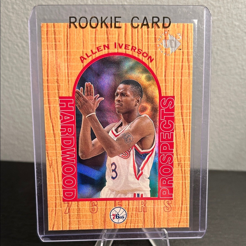 Allen Iverson Rookie Card - Hardwood Prospects Philadelphia 76ers